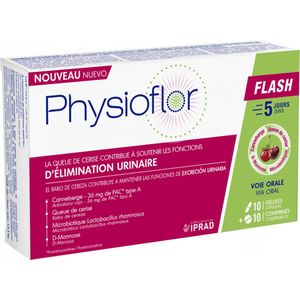 Laboratoires IPRAD Physioflor Flash 10 Capsules + 10 Tabletten