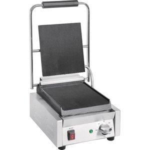Buffalo Bistro Enkele Contactgrill Glad/glad DY996 - Horeca & Professioneel