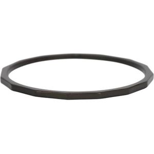 iXXXi Jewelry Vulring 1mm Angular Zwart - maat 21