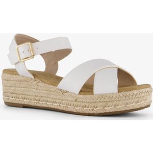 Blue Box dames espadrilles wit - Maat 39 - Uitneembare zool