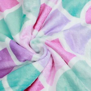 Zeemeerminnenstaart Dekentje Zacht Roze - Universeel Kindermaat