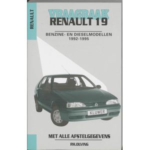 Autovraagbaken - Vraagbaak Renault 19 Benzine- en dieselmodellen 1992-1995