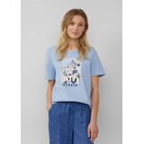 s.Oliver - T-Shirt - Relaxed-fit - Met Coole Print
