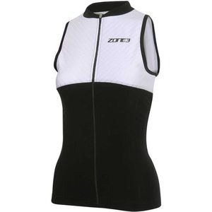 Zone3 Lava Long Distance Mouwloze Triatlontrui Zwart M Vrouw