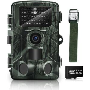 Wildlife camera 4K video wildlife camera, 50MP Full HD, 0,1s triggertijd