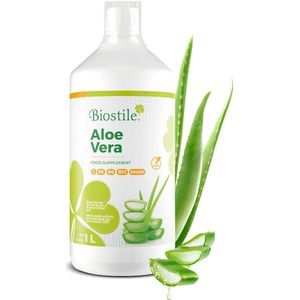 Biostile – Aloë Vera – Natuurlijk Aloë Vera elixir - Belangrijke Vitamines - 1 L