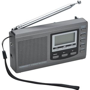 Draagbare 9-bands Radio met Uitstekende Ontvangst en Multifunctionele Timer