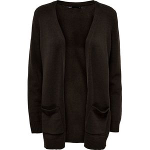 Only - ONLLESLY - Vest - Bruin - Regular Fit - Lange Mouwen