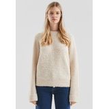 QS - Trui - Ecru - Lange Mouw - Opstaande Kraag - Normale Pasvorm