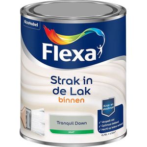 Flexa - Strak in de Lak Binnenlak Mat - Tranquil Dawn - Mengverf - 0.75 Liter