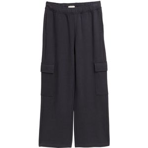 TOM TAILOR - Broek - Antraciet - Sweatstof - Wide Leg