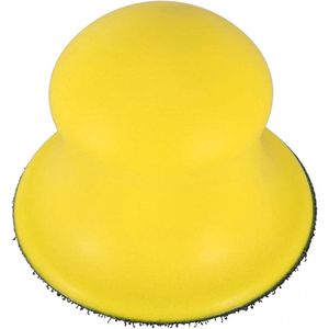 Titel: Haakschuimschuurblok Stofvrij (geel) voor huishoudelijke reiniging en houtpolijsten (3 inch)