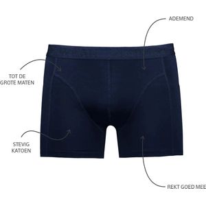 Funderwear - HRG76001B - Boxershorts - Blauw - 2-pak - Grote Maten