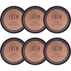 American Crew Pomade - Medium Hold - 6x 85 gr