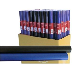 Kaftpapier uni basis 2mx 70 cm 5 rollen assorti