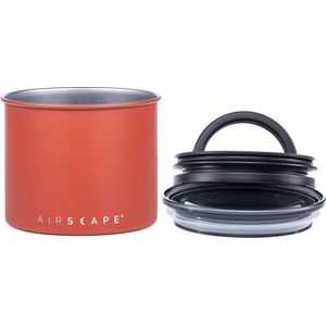 Airscape® Classic 250gr. - voorraadpot -voorraadbus - vershouddoos - voedselveilig - BPA vrij - koffiepot - mat rood - Matte Red Rock