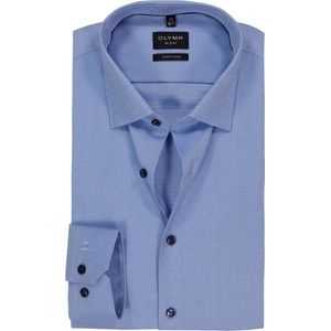 OLYMP - No. 6 - Overhemd - Lichtblauw - Super Slim Fit