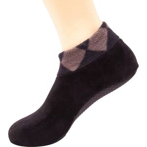 Warme Antislip Huissokken Maat 40-44 – Zachte Fleece Wintersokken voor Mannen en Vrouwen – Dikke Slofsokken voor Thuis of in Bed – Unisex Slippersokken – Effen Kleur