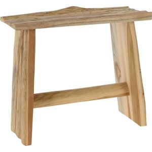 H&S Collection Krukje - Plantentafel - Teak Hout - Lichtbruin - 40 X 20 X 35 cm