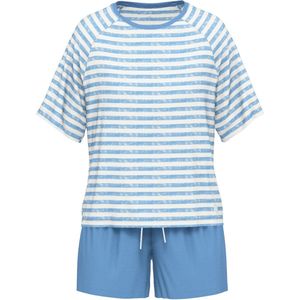 Tom Tailor Pyjama korte broek - 622 - maat 44 (44) - Dames Volwassenen - 100% katoen- 60228-4009-622-44