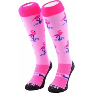 WeirdoSox Flamingo sportsokken, hockeysokken, voetbalsokken - Maat 36/40