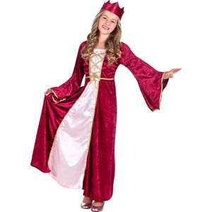 Boland - Kostuum Renaissance koningin (7-9 jr) - Kinderen - Prinses - Prinsen en Prinsessen