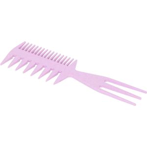 Betty's 3-in-1 visgraat haarkam - Roze - 1 Stuk - Haarverzorging