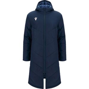 Macron Northland Long Coach Jacket Heren - Marine | Maat: 3XL