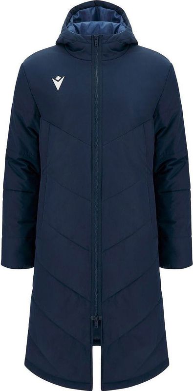 Macron Northland Long Coach Jacket Heren - Marine | Maat: 3XL