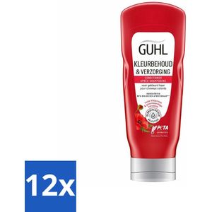 Guhl - Conditioner - Kleurbehoud & Verzorging - 200 ml - Voordeelverpakking - 12 stuks