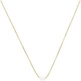 Lucardi - Ketting - Goud - 14 Karaat - Tijdloos Design