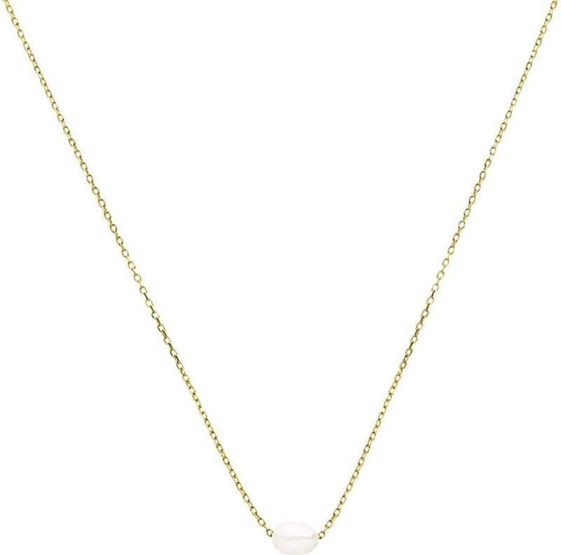 Lucardi - Ketting - Goud - 14 Karaat - Tijdloos Design