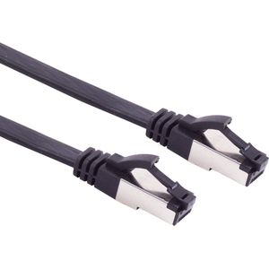 Powteq - Platte Cat 8 internetkabel - 25 cm - Extra dun - 10 Gbit - Professionele kwaliteit!
