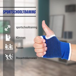 Polsbrace - Universele Vingerloze Compressie Handschoenen voor Rechts of Links | Maat L | Optimale Polssteun & Verlichting | Geschikt voor Dagelijks Gebruik en Sportactiviteiten