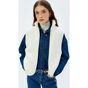 Rechte kraag Rits gedetailleerd Skibekleidung Weste