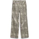 VERO MODA Broek 'VMTESSA'  beige / grijs / zwart