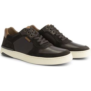 Travelin' Southam Heren Sneaker - Leren veterschoenen mannen - Bruin leer