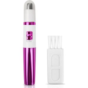 Pijnloze Neus- en Oortrimmer - Waterdichte Batterij Operated Trimmer met Reinigingsborstel