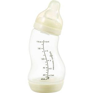 Difrax Babyfles 170 ml Natural - S-Fles - Anti-Colic - Crème - 1 stuk