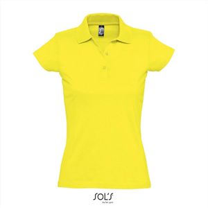 SOL'S Women´s Jersey Polo Shirt Prescott L534 - Lemon - XXL
