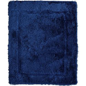Wicotex - Badmat Donkerblauw - Antislip onderkant - Afmeting 60x90cm
