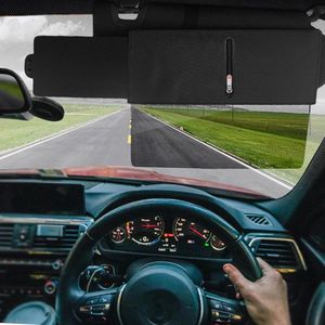Autozonneklepverlenging anti-verblinding vizier zonnescherm instelbaar anti-uv zonneschermen voor SUV vrachtwagen voorstoel bestuurder of passagiers zwart.