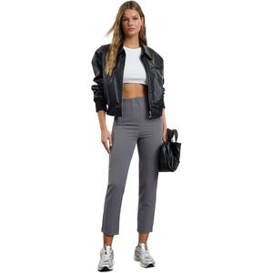 Trendyol Witte Sigarettenpatroon Darted Hoge Taille Enkellange Geweven Stoffen Broek Twoss20Pl0515