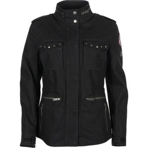Helstons Tara Canvas Cotton Black Jacket XL - Maat - Jas