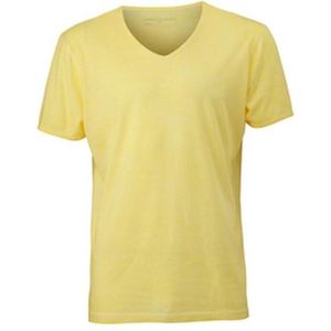 Fusible Systems - Heren James and Nicholson Gipsy T-Shirt (Lichtgeel)