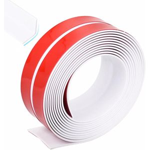 Zelfklevende pvc flexibele zachte plint randbescherming voor deuren ramen muren keuken tegels - eenvoudig op maat te snijden knikhoek eindstrips (4 cm x 4 m)