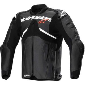 Alpinestars Atem V5 Leather Jacket Black White 50 - Maat - Jas