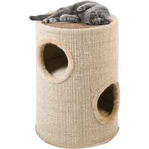 Topmast Brasil Krabton - Krabpaal - Voor Katten - Beige - 36 x 36 x 55 cm