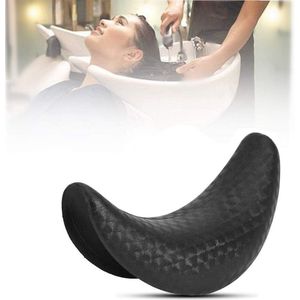 18x11x7,5cm - Zwart - Kapsalon Shampoo Bed U-vormig Nekkussen - Spoelbed Siliconen Pad Shampoo Kussen - Kapsalon Shampoo Bad Nekkussen - Salon Shampoo Wastafel - Geschikt voor Kapsalon Shampoo Wastafel