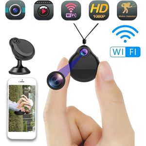 Mini Spy Camera - Draagbare Wifi Beveiliging Camera - 1080P - Ketting - Micro Camera - Voice en of Video Recorder - Nachtzicht en Bewegingsdetectie